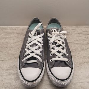 Converse Double Tongue Charcoal Sneakers, Women's Size 9 EUC